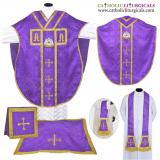 Philip Neri Chasubles - St. Philip Neri Chasuble with Pelican - Purple