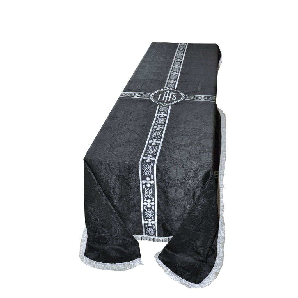 Funeral Palls Black Funeral Pall for Catholic Requiem Mass
