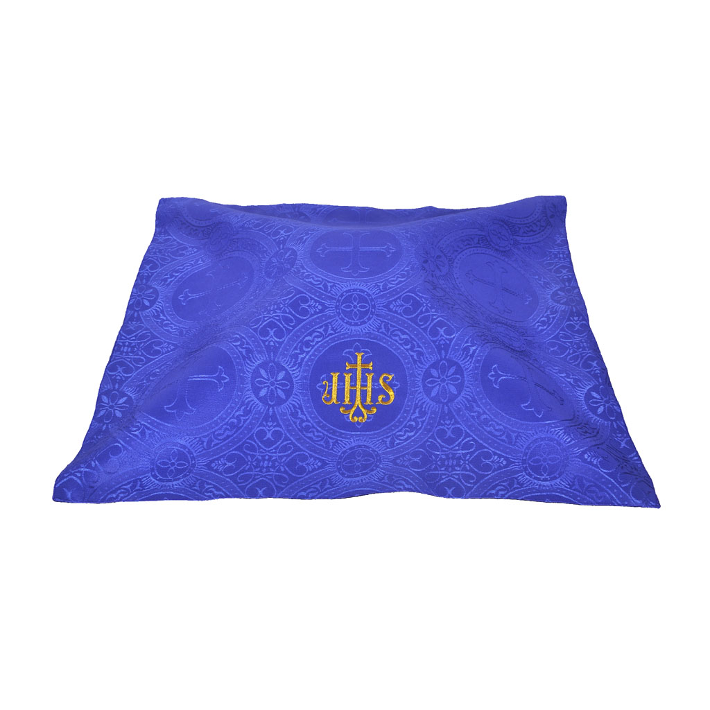 Chalice Veils M0I: Dark Blue Chalice Veil - IHS Embroidery