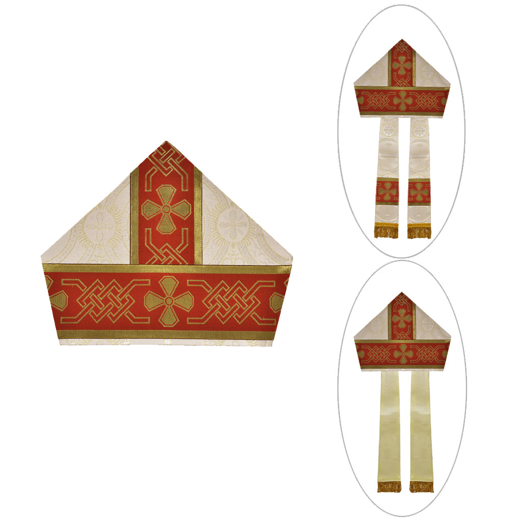 Bishop's Mitre White Gold Bishops Mitre - height - 10 inches