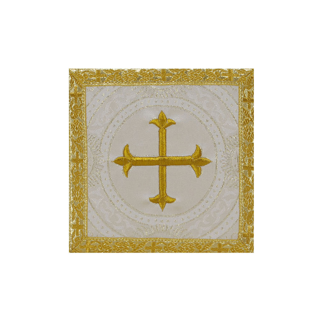 Chalice Palls Metallic Gold Chalice Pall - Cross Embroidery