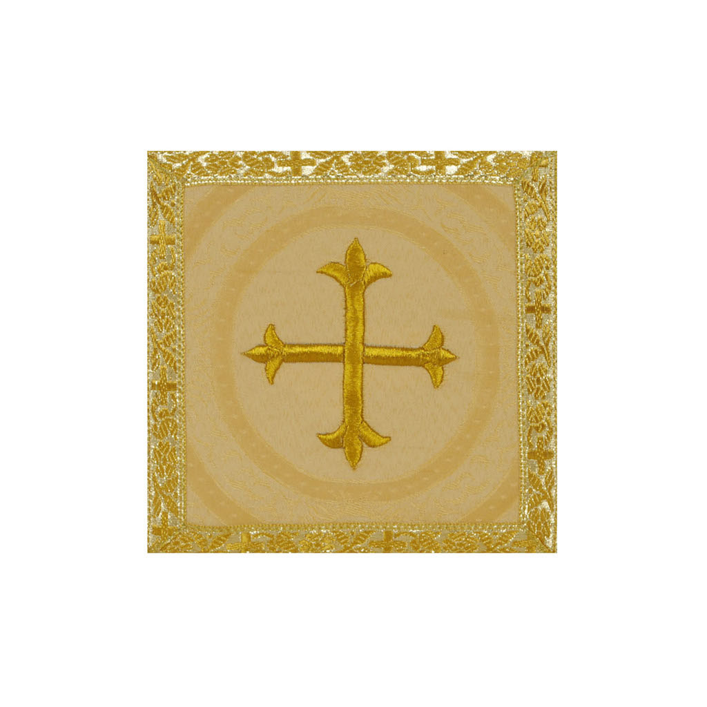 Chalice Palls Yellow Gold Chalice Pall - Cross Embroidery