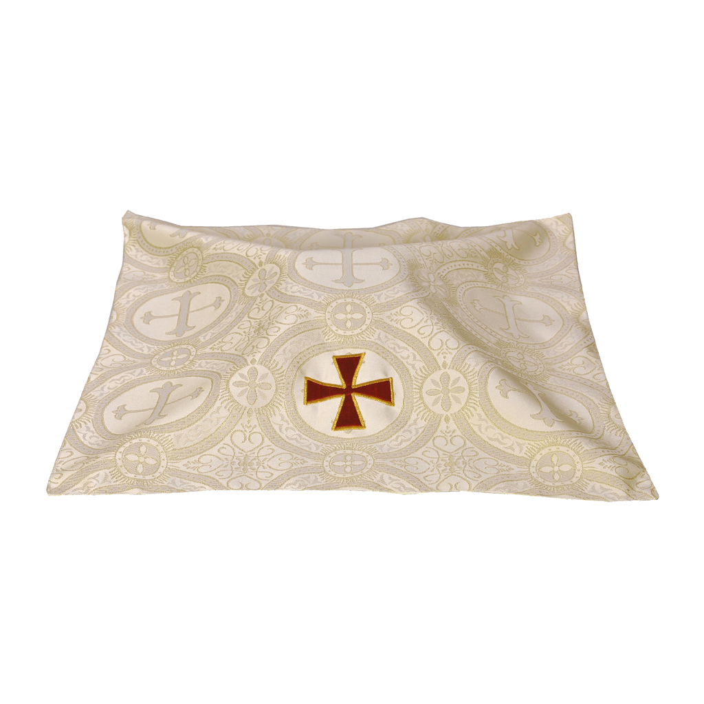 Chalice Veils Metallic Gold Chalice Veil with Cross Embroidery