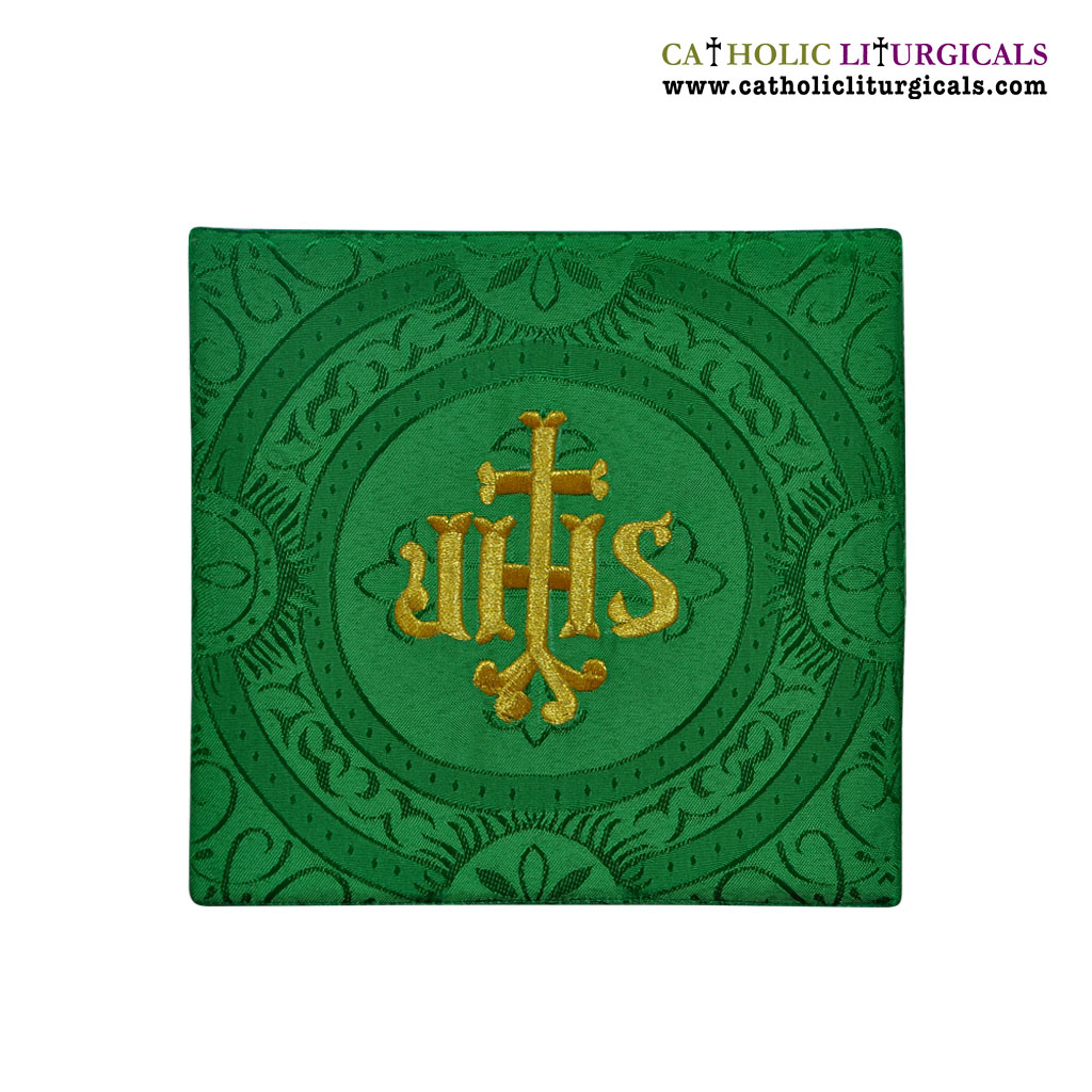 Chalice Palls Green Chalice Pall - IHS Embroidery