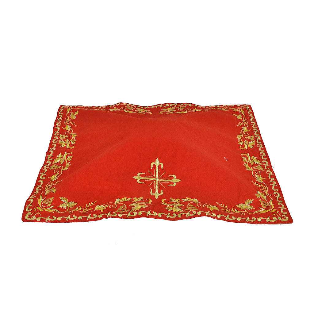 Chalice Veils Red Embroidered Chalice Veil - Silk
