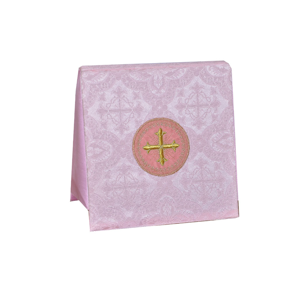 Lenten Offers Rose Burse - Cross Embroidery