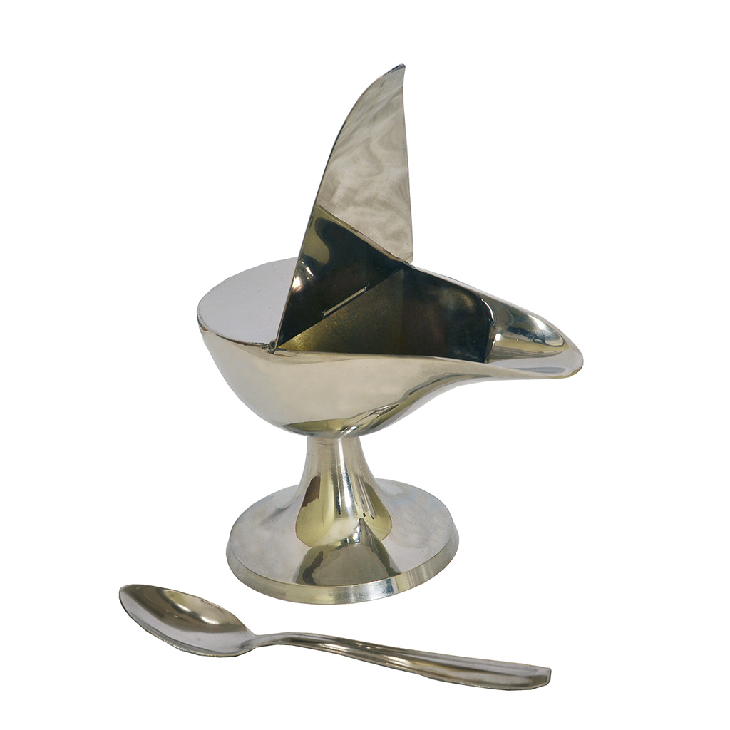 Incense Boat Incense Boat - Silver Tone (Brass)