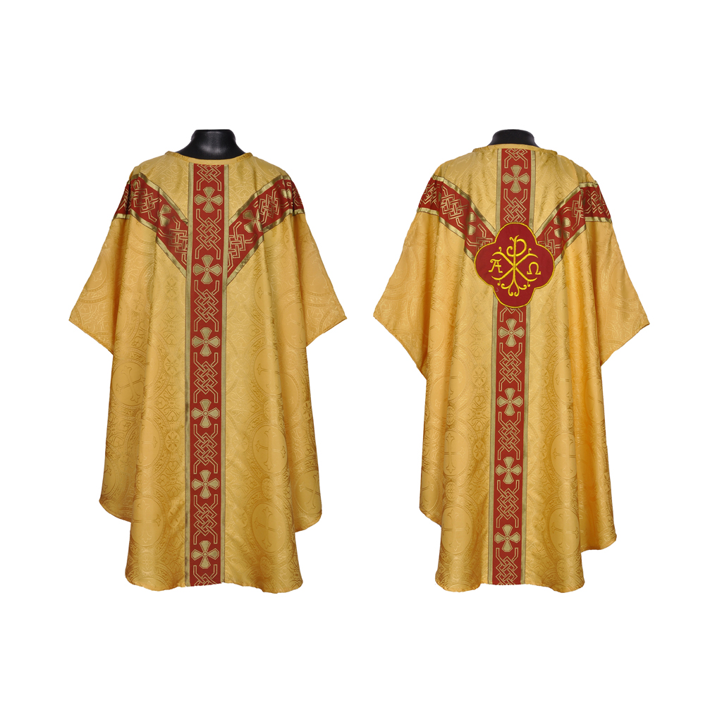  Yellow Gold Vestment & Stole Set - Unlined