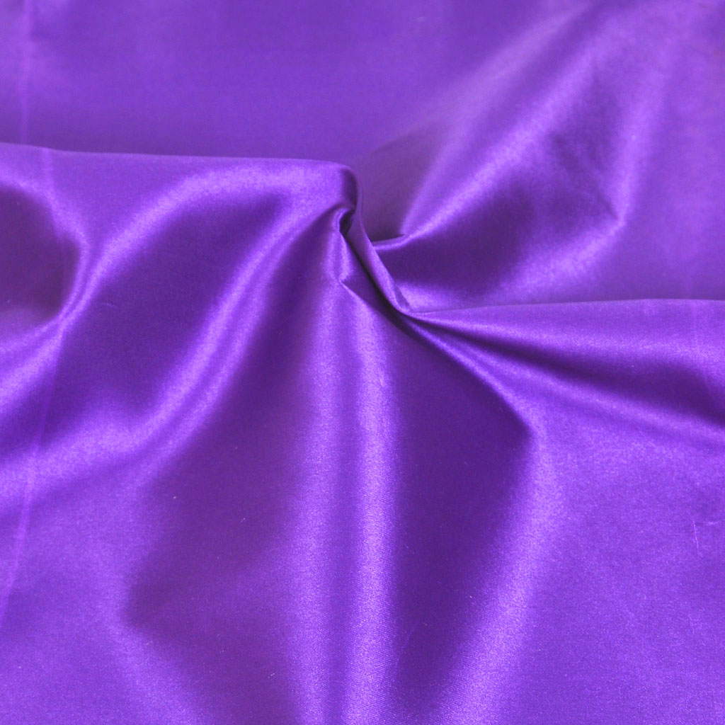 Purple Satin Fabric for Lining - Light Weight - Purple Satin Fabric