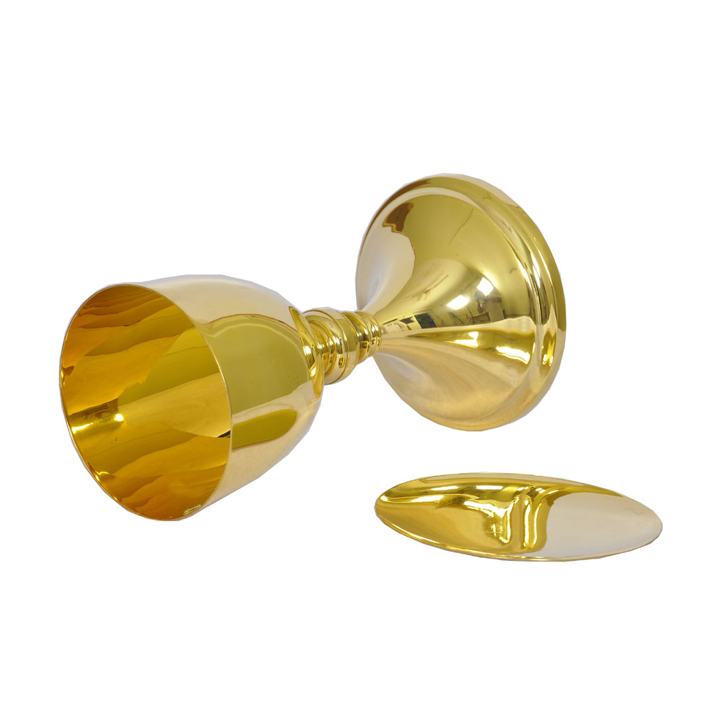 Chalice & Paten Gold Chalice & Paten - 8.5 inches