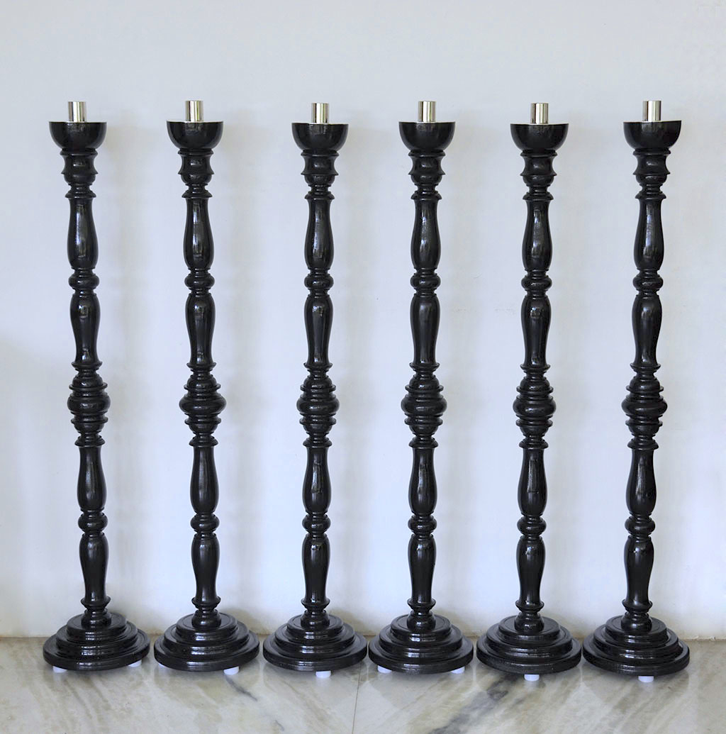 Catafalque Candlestand Catafalque Candle Stands - Set of 6