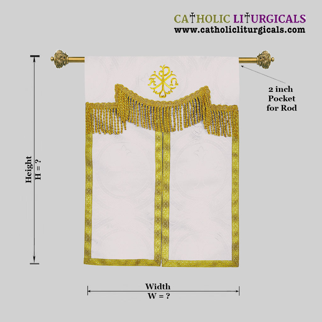 Tabernacle Veils White Tabernacle Curtain Veil with PAX