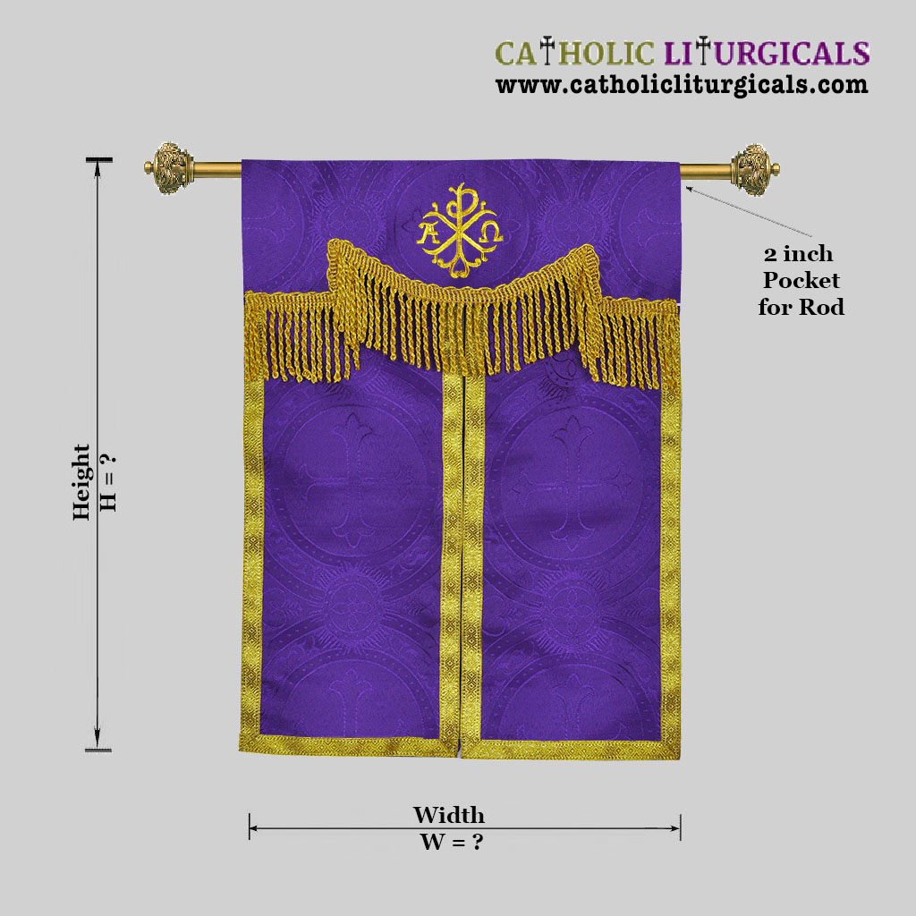 Tabernacle Veils Purple Tabernacle Curtain Veil with PAX