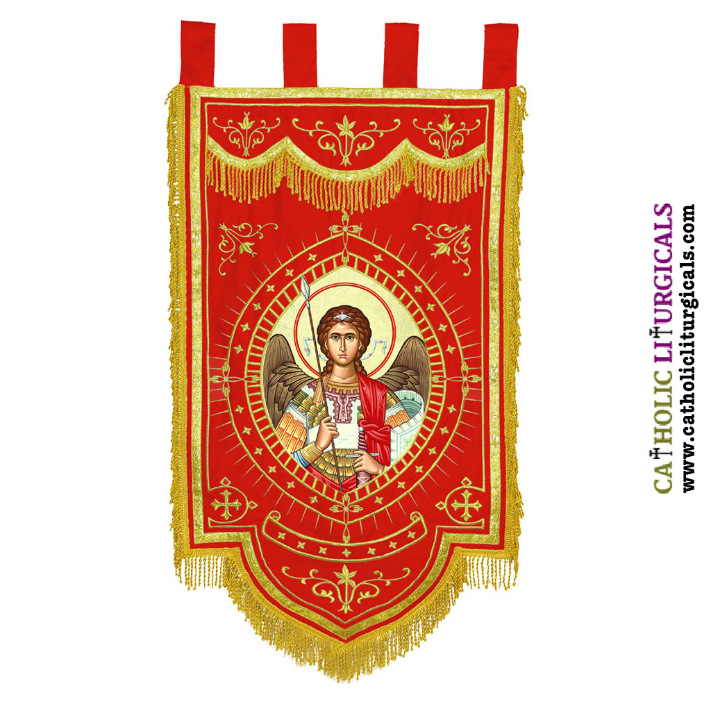 Church Banners St.Michael Banner - 20 x 34 inches 