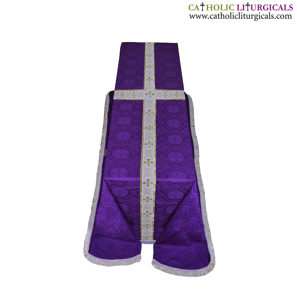Funeral Palls Purple Funeral Pall for Catholic Requiem Mass