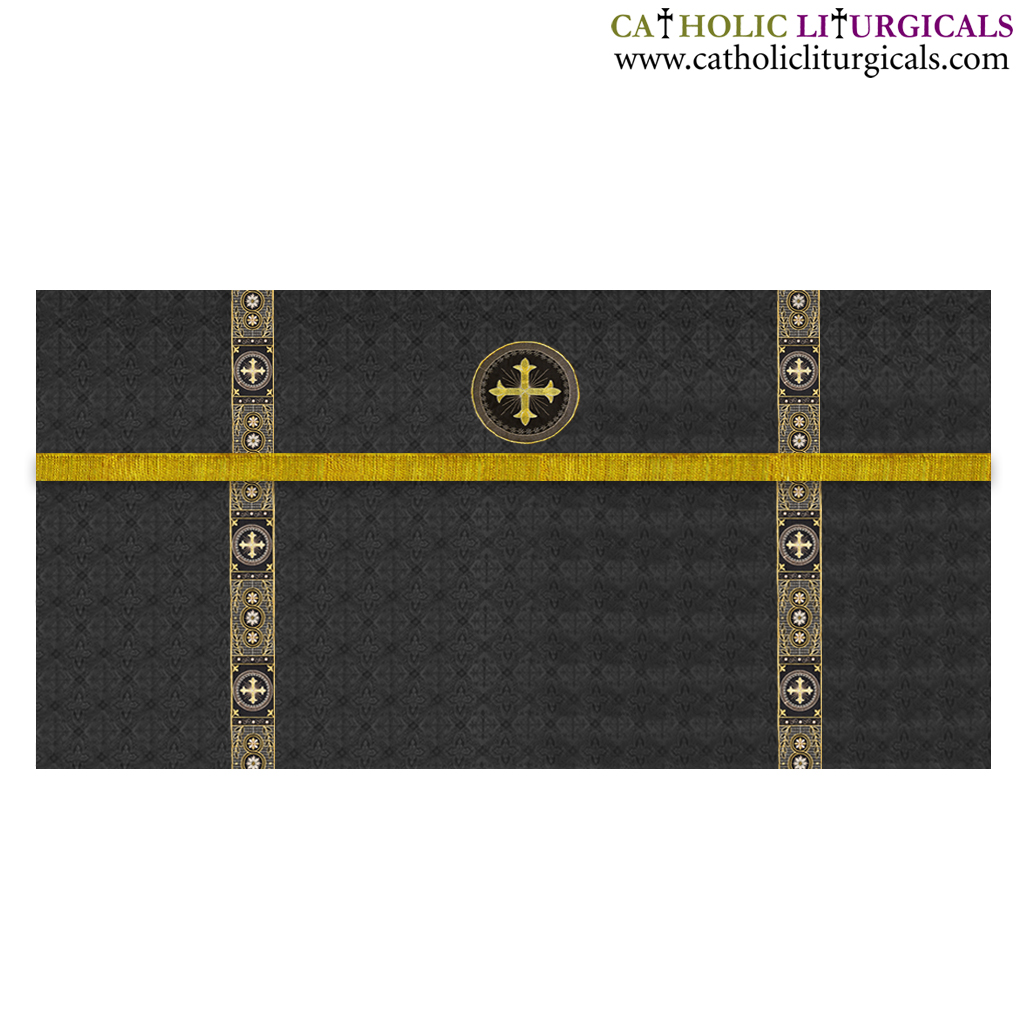 Altar Frontals Altar Frontal with Super Frontal - Black
