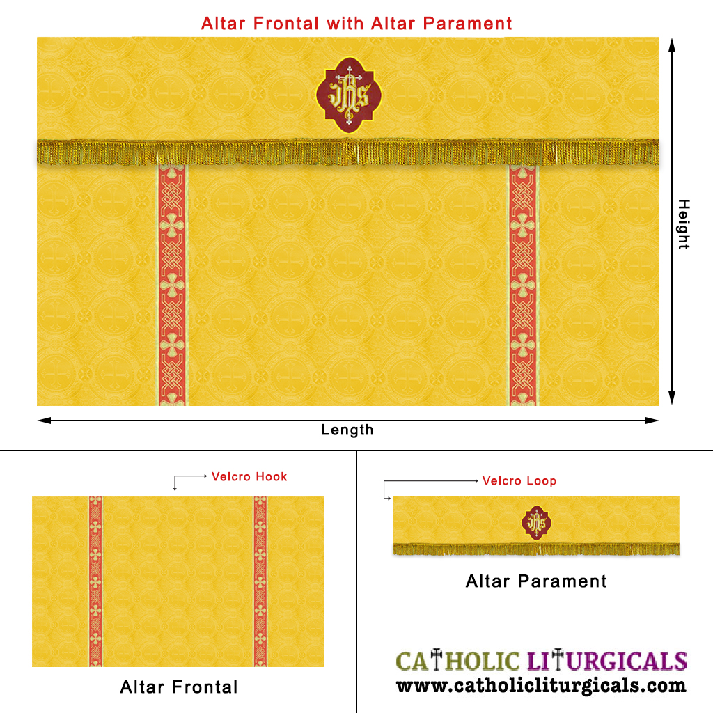 Altar Frontals Altar Frontal with Super Frontal - Yellow