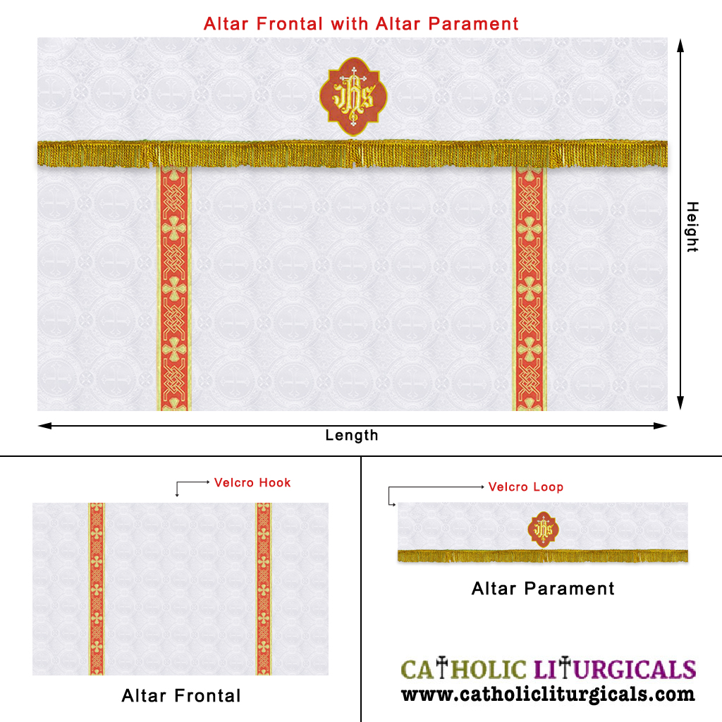 Altar Frontals Altar Frontal with Super Frontal - White
