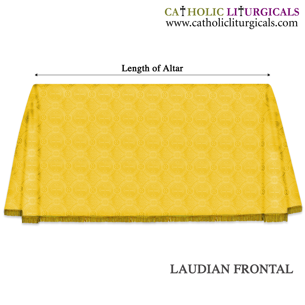 Altar Frontals Full Laudian Frontal/ Laudian Altar Frontal - yellow