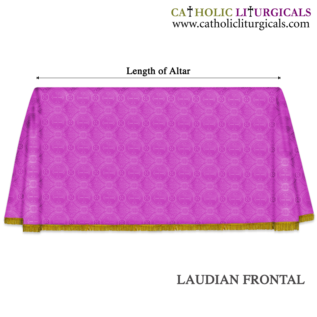 Altar Frontals Full Laudian Frontal/ Laudian Altar Frontal - Purple