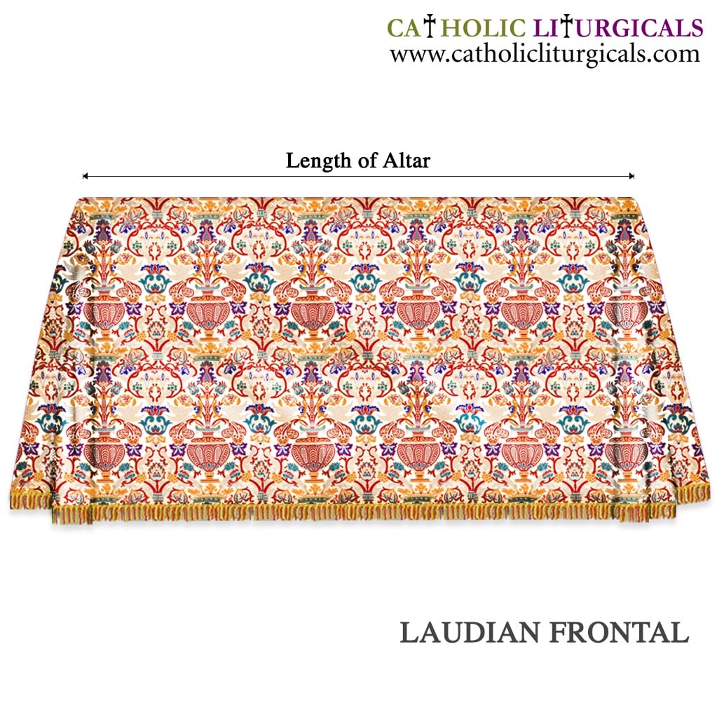 Altar Frontals Full Laudian Frontal Coronation Tapestry Fabric