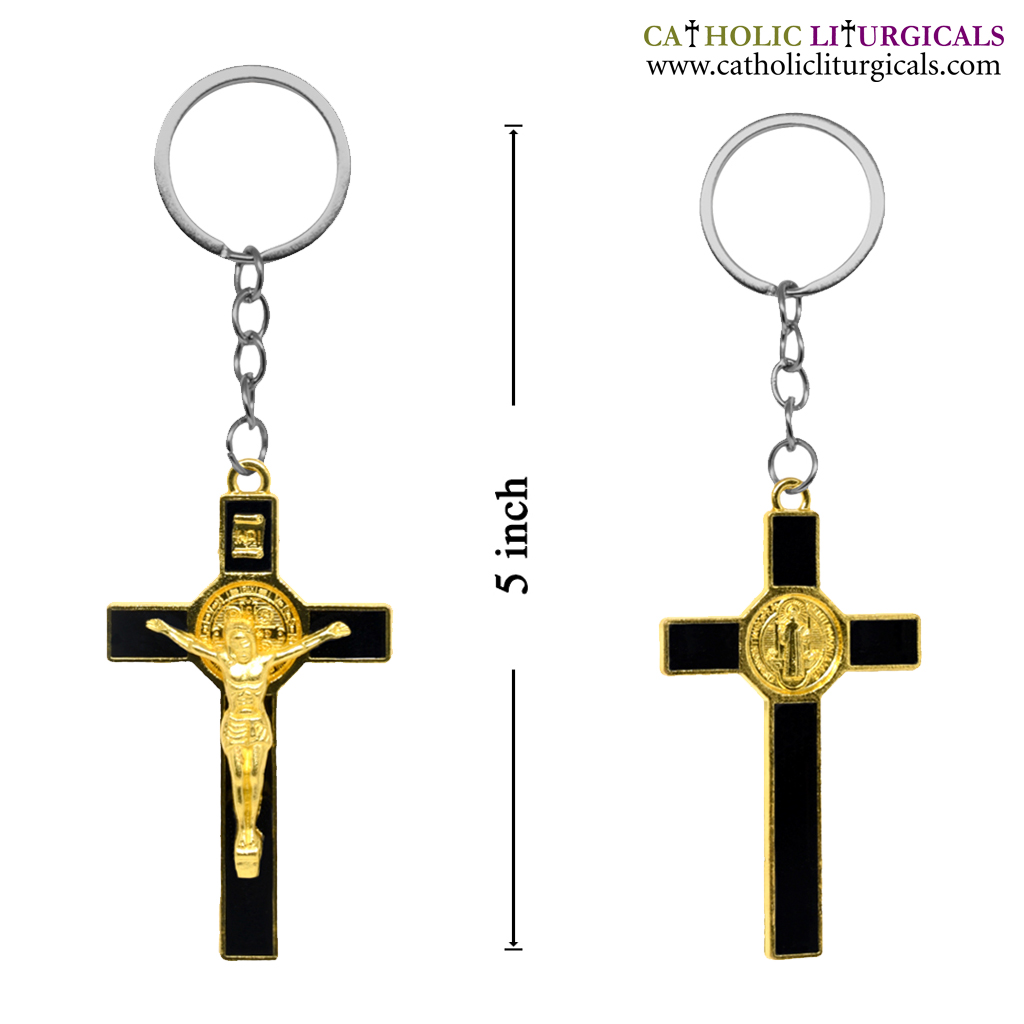 Religious Cross Catholic Key Chain