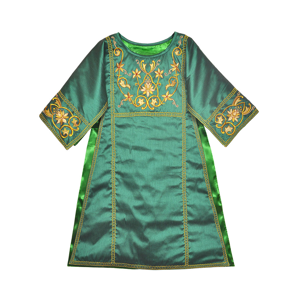 Tunicles Green Roman Silk Tunicle & Maniple Set