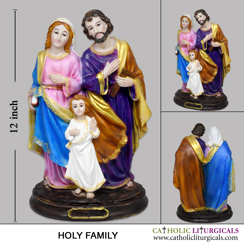 Holy Family Statue - 12 inches - Holy Family Statue