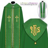 Cope Vestment - Green Cope & Stole Set - Light Weight