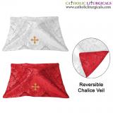 Chalice Veils - White & Red Reversible Chalice Veil