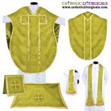 Philip Neri Chasubles - St. Philip Neri Vestment - Olive Green Chasuble Se